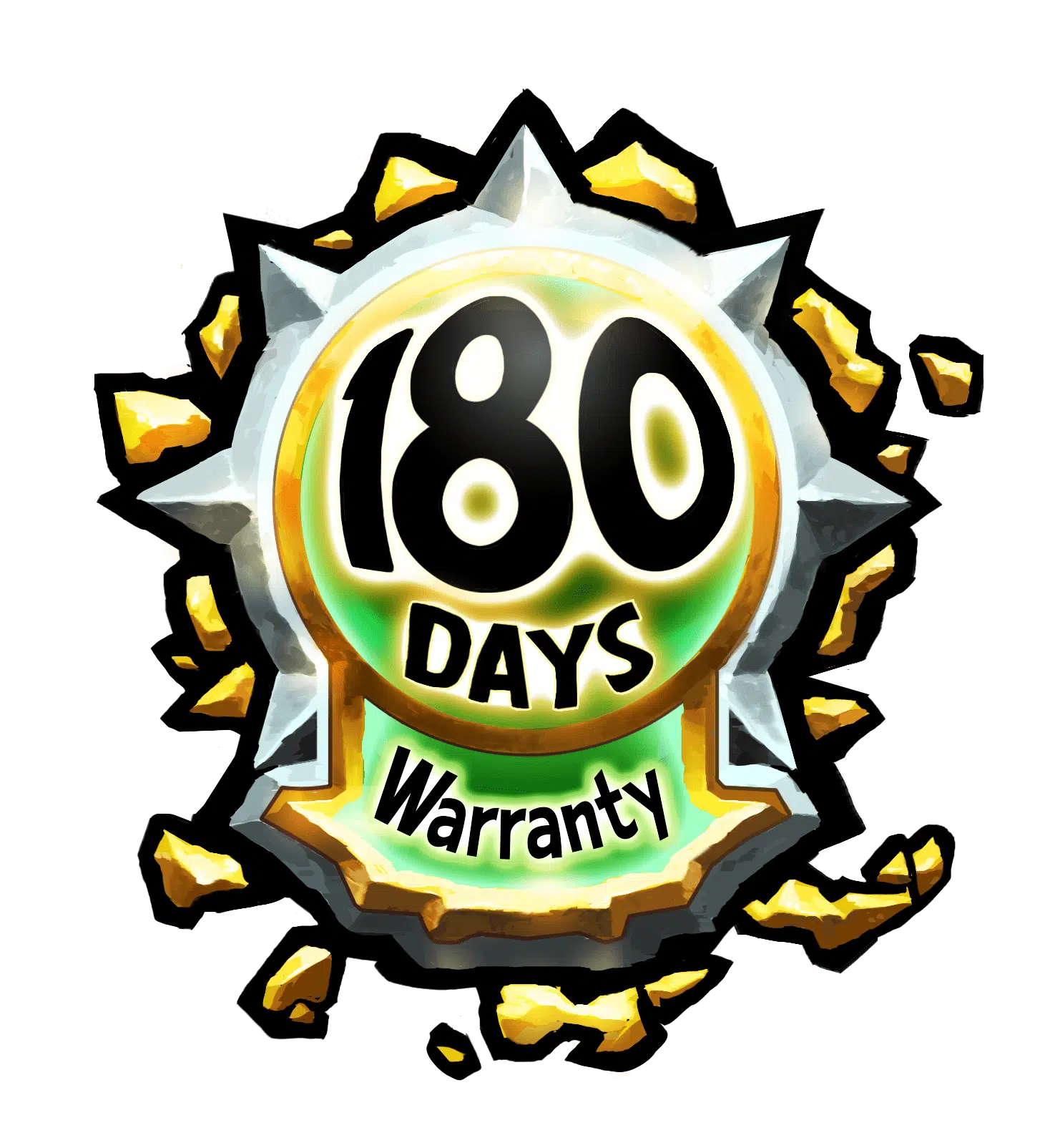 6 Month Warranty Logo