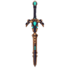 Voss Mek (Mecha)| 34" Purple and Bronze Foam Sword